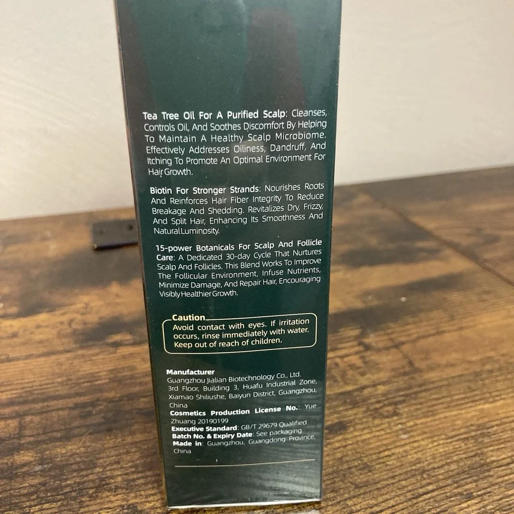 Cictiv‎ Scalp Care Shampoo Plant Extract 7.1fl oz w/ Biotin and Tea Tree Oil